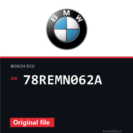 BMW F01 78REMN062A original ECU file