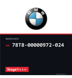 BMW 530d 78T8-00000972-024 Stage1+++ tuning file