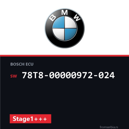 BMW 530d 78T8-00000972-024 Stage1+++ tuning file