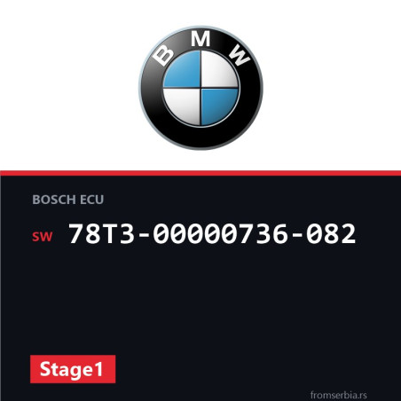 BMW E60-E61 78T3-00000736-082 Stage1 tuning file