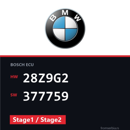 BMW E65 28Z9G2 377759 Stage1 / Stage2 tuning file