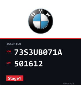 BMW E81-E87 73S3UB071A 501612 Stage1 tuning file