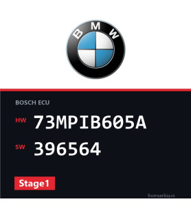 BMW E81-E87 73MPIB605A 396564 Stage1 tuning file