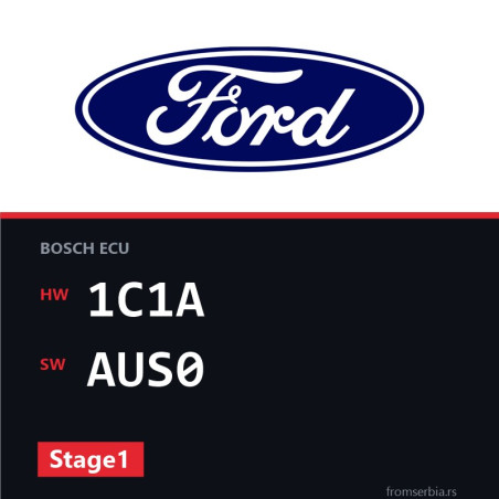Ford Transit 1C1A AUS0 Stage1 tuning file