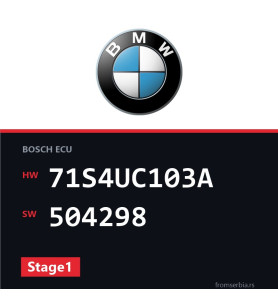 BMW E84 71S4UC103A 504298 Stage1 tuning file