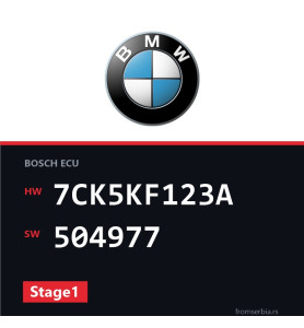 BMW E90-E91- 7CK5KF123A 504977 Stage1 tuning file