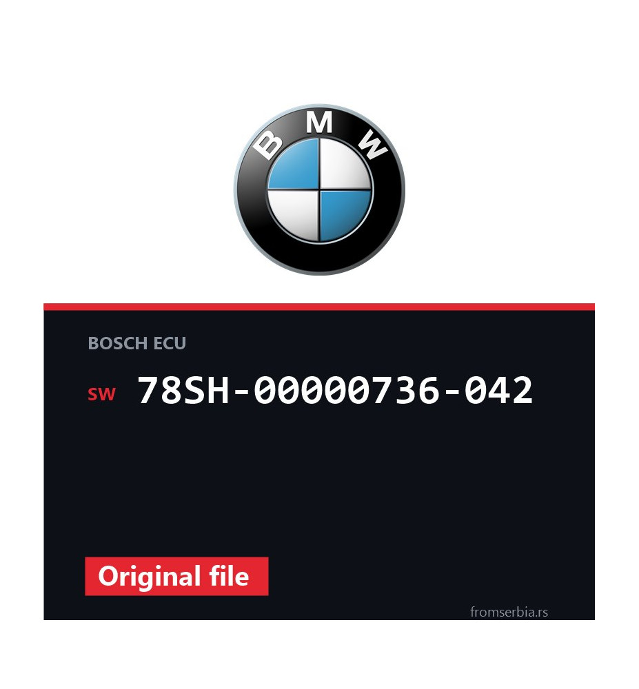 BMW GT 78SH-00000736-042 Stage1 tuning file