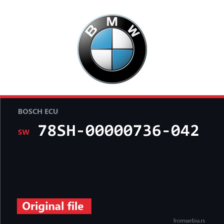 BMW GT 78SH-00000736-042 original ECU file