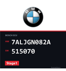 BMW X5 7ALJGN082A 515070 Stage1 tuning file