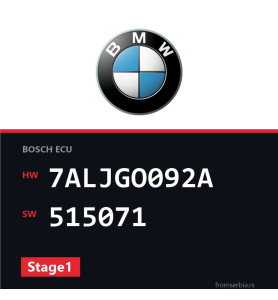 BMW X5 7ALJGO092A 515071 Stage1 tuning file
