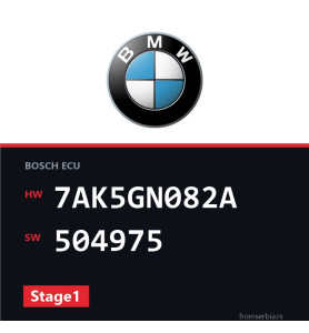 BMW x6 7AK5GN082A 504975 Stage1 tuning file