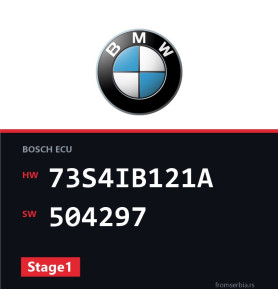 BMW E81-E87 73S4IB121A 504297 Stage1 tuning file