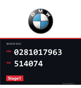 BMW F07 0281017963 514074 Stage1 tuning file