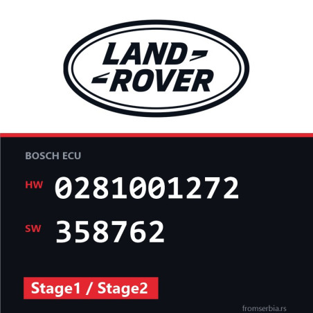 Land Rover Range Rover 0281001272 358762 Stage1 / Stage2 tuning file
