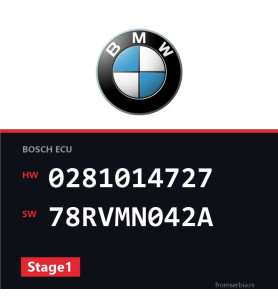 BMW F01-F02-F03 0281014727 78RVMN042A Stage1 tuning file