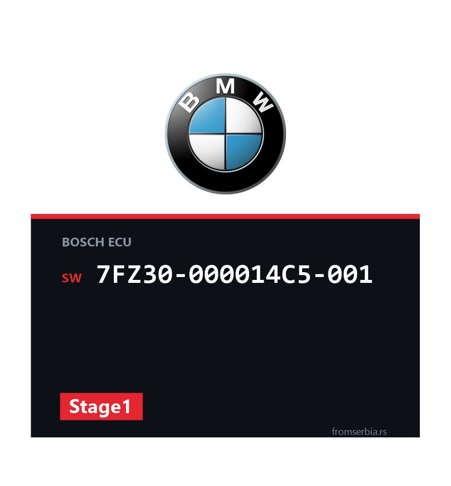 BMW F12-F13-F06 7FZ30-000014C5-001 Stage1 tuning file