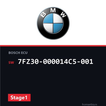 BMW F12-F13-F06 7FZ30-000014C5-001 Stage1 tuning file