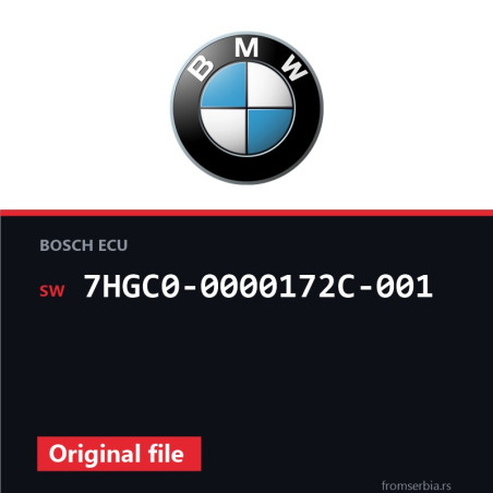 BMW F45 7HGC0-0000172C-001 original ECU file