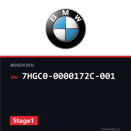 BMW F45 7HGC0-0000172C-001 Stage1 tuning file