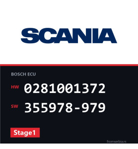 Scania R124 0281001372 355978-979 Stage1 tuning file
