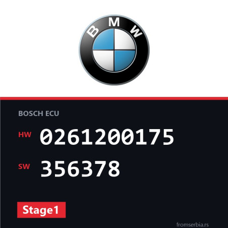 BMW E30 0261200175 356378 Stage1 tuning file