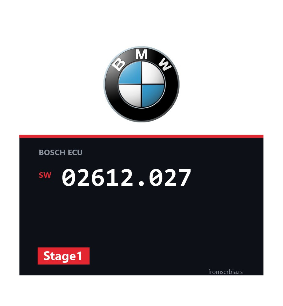 BMW E30 02612.027 Stage1 tuning file