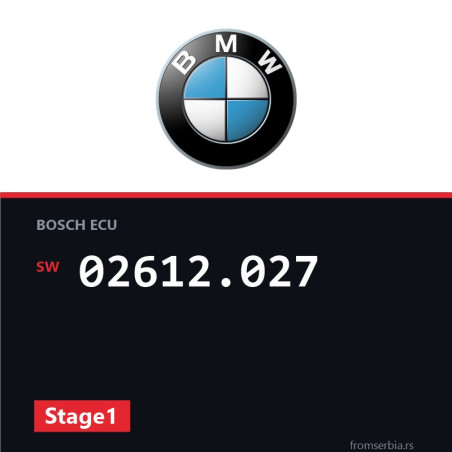 BMW E30 02612.027 Stage1 tuning file