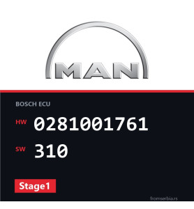 MAN TGA 0281001761 310 Stage1 tuning file