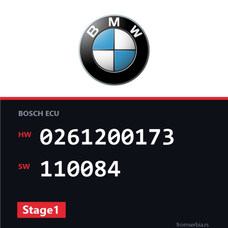 BMW E34 0261200173 110084 Stage1 tuning file
