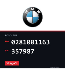 BMW E34 0281001163 357987 Stage1 tuning file