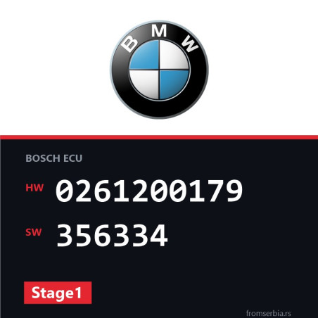 BMW E34 0261200179 356334 Stage1 tuning file