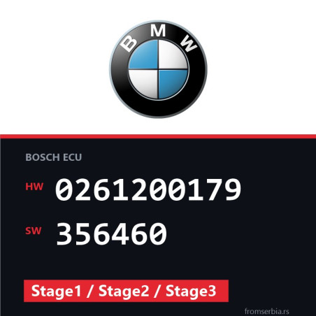 BMW E34 0261200179 356460 Stage1 / Stage2 / Stage3 tuning file