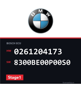 BMW E36 0261204173 8300BE00P00S0 Stage1 tuning file