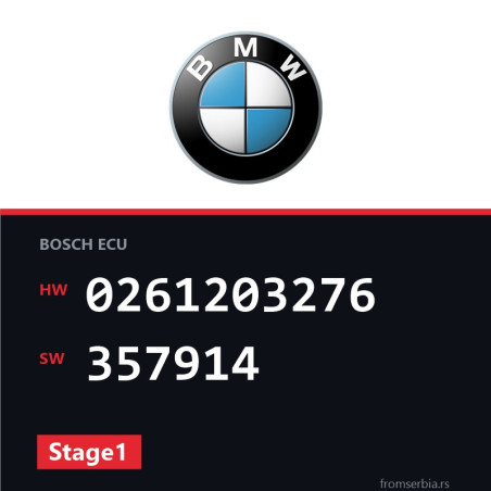 BMW E36 0261203276 357914 Stage1 tuning file
