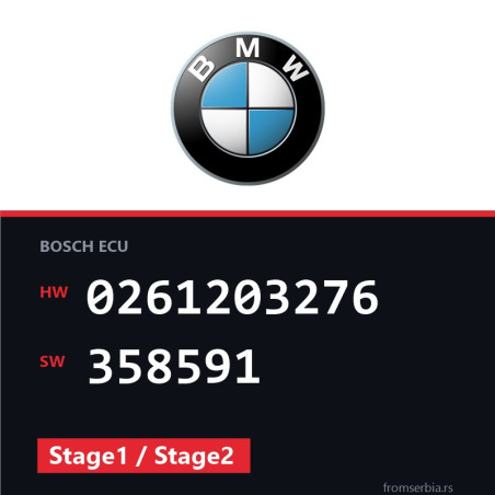 BMW E36 0261203276 358591 Stage1 / Stage2 tuning file