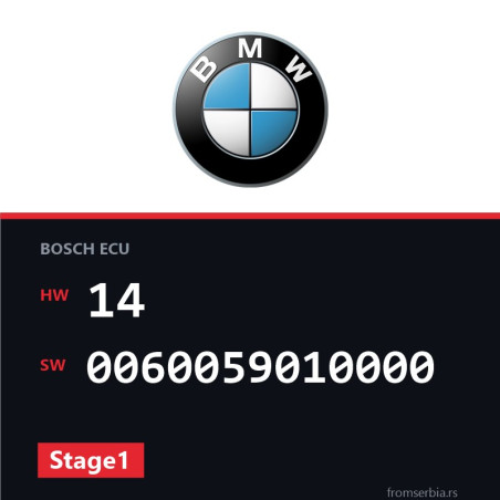 BMW E36 14 0060059010000 Stage1 tuning file
