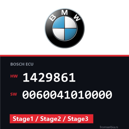 BMW E36 1429861 0060041010000 Stage1 / Stage2 / Stage3 tuning file