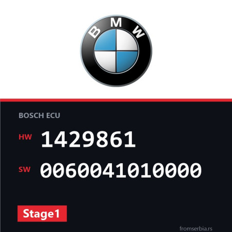 BMW E36 1429861 0060041010000 Stage1 tuning file