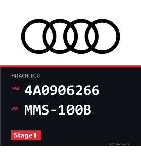 Audi 100 4A0906266 MMS-100B Stage1 tuning file