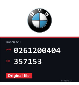 BMW E36 0261200404 357153 original ECU file