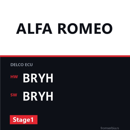 Alfa Romeo 145 BRYH BRYH Stage1 tuning file