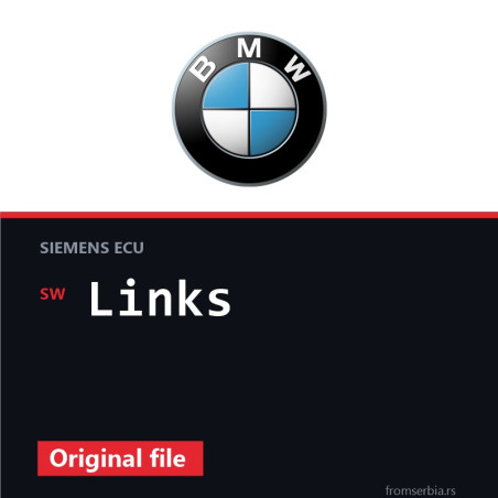 BMW E36 Links original ECU file