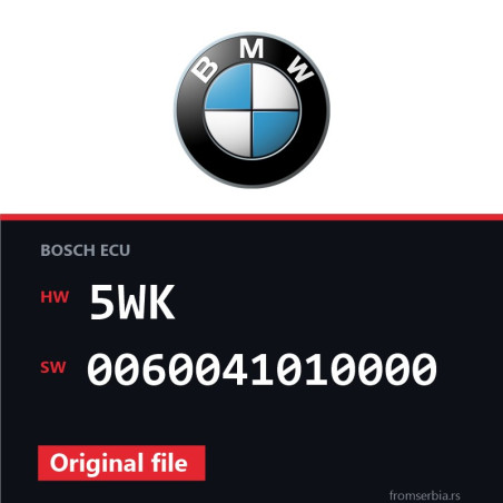 BMW E39 5WK 0060041010000 original ECU file