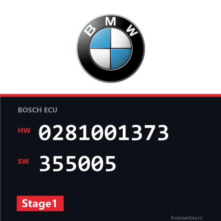 BMW E39 0281001373 355005 Stage1 tuning file