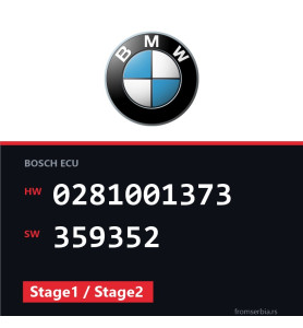BMW E39 0281001373 359352 Stage1 / Stage2 tuning file