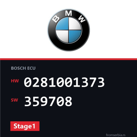 BMW E39 0281001373 359708 Stage1 tuning file