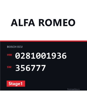 Alfa Romeo 146 0281001936 356777 Stage1 tuning file