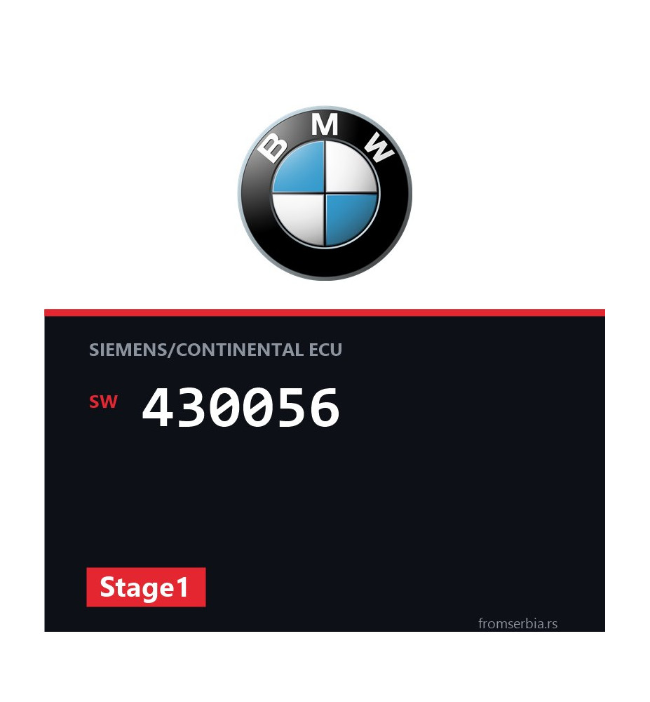 BMW E46 430056 Stage1 tuning file