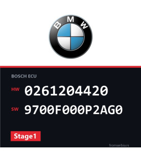 BMW E46 0261204420 9700F000P2AG0 Stage1 tuning file