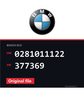 BMW E46 0281011122 377369 original ECU file